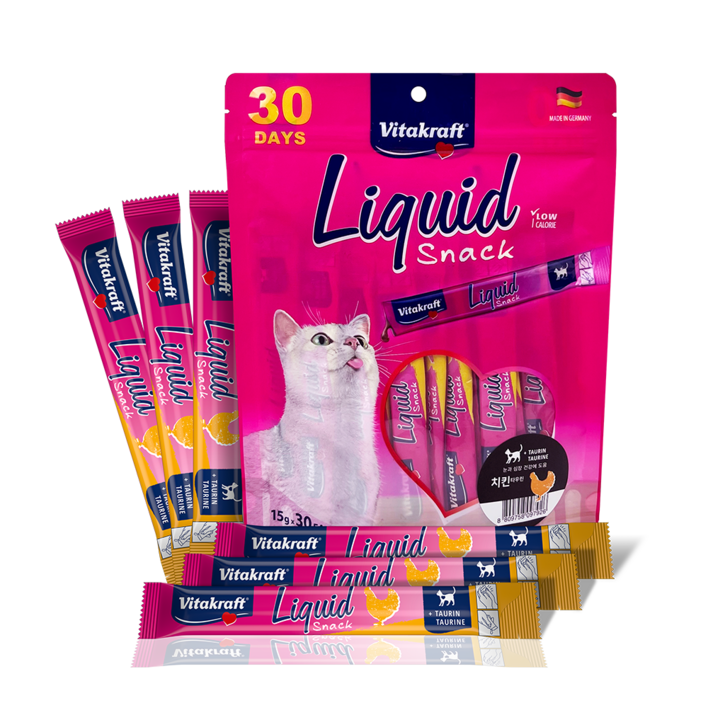 비타크래프트 리퀴드스낵츄르 치킨타우린, 15g X 30p, 1개