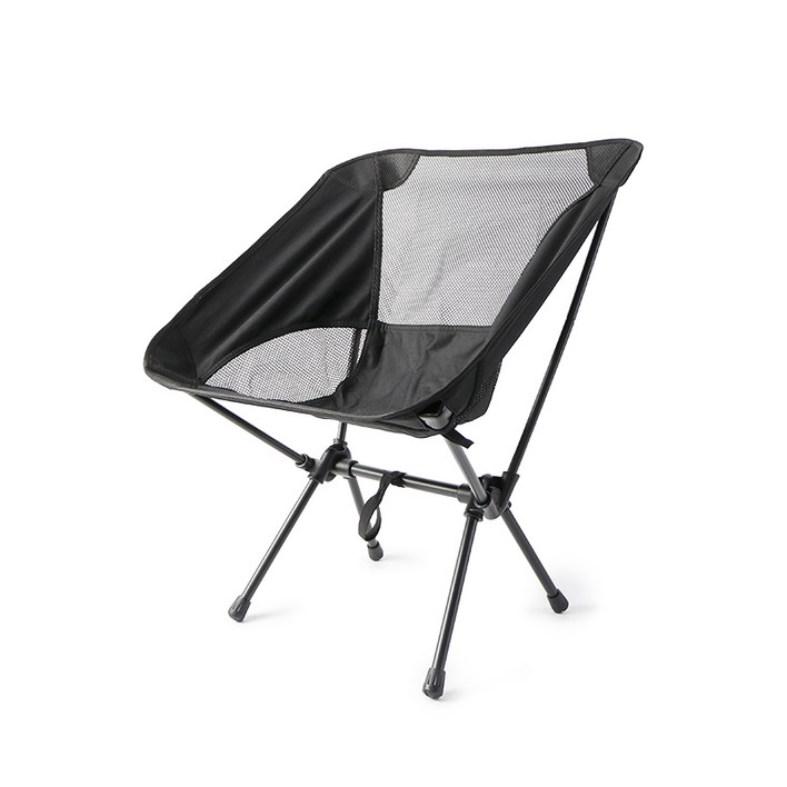 캠핑세일 Frokom 경량 접이식 캠핑의자 휴대용 캠핑체어 낚시의자 보관가방 증정, 1개, 블랙