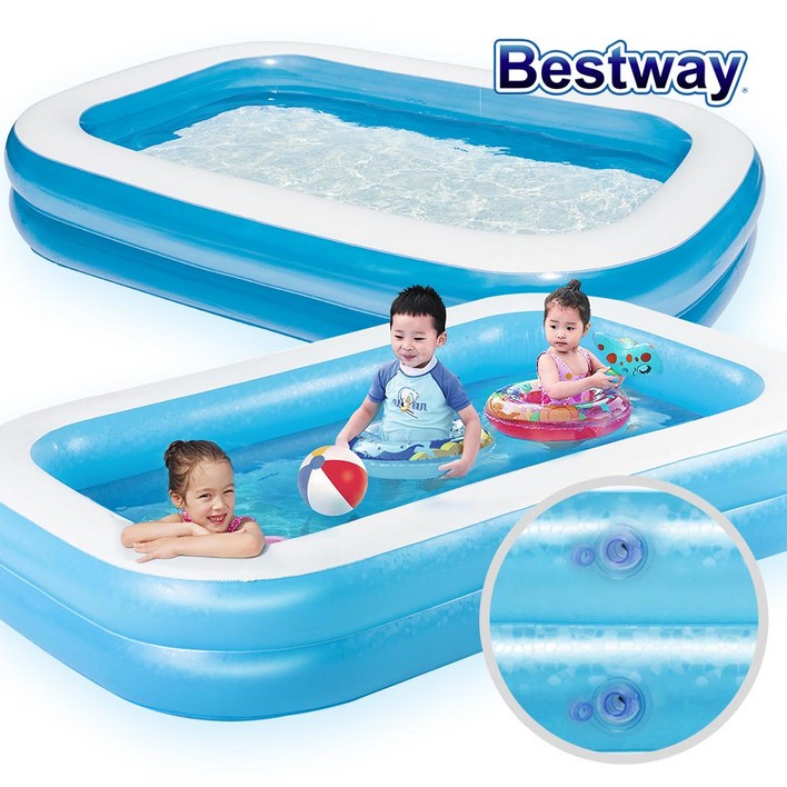 베스트웨이 고급 사각 물놀이 볼풀장 촉감놀이 플레이매트 BW 54006