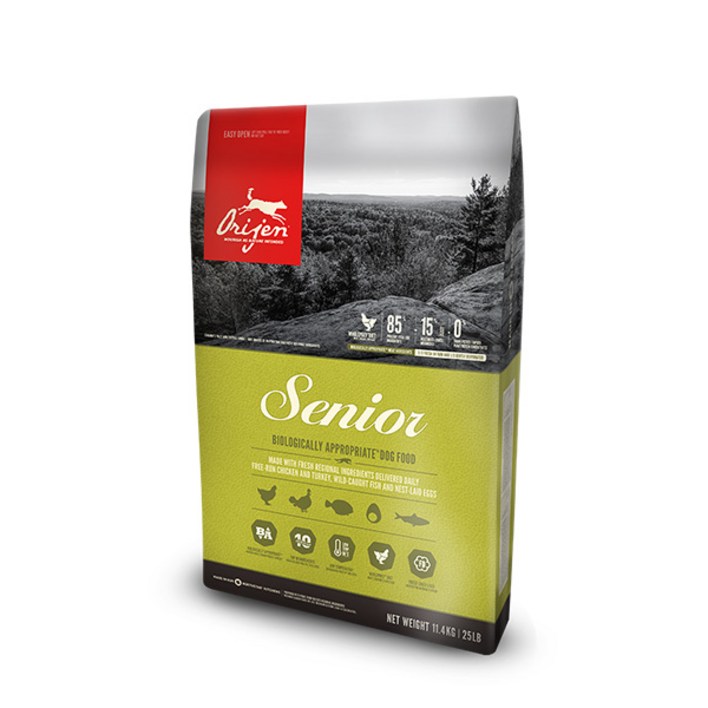 오리젠 시니어 독 6kg, 닭+칠면조, 6kg, 1개