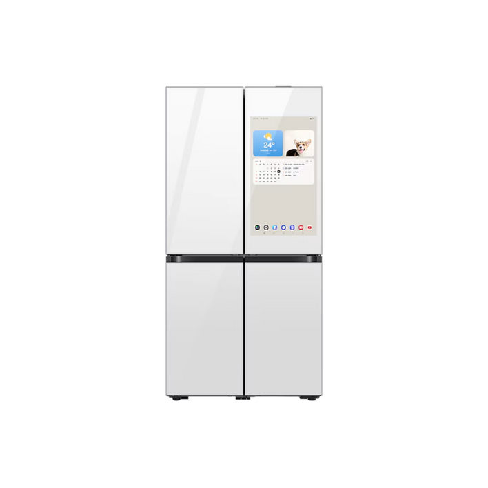 40만P 비스포크 AI 패밀리허브 4도어 864L AI 비전 인사이드 클린화이트RM90F91B1W