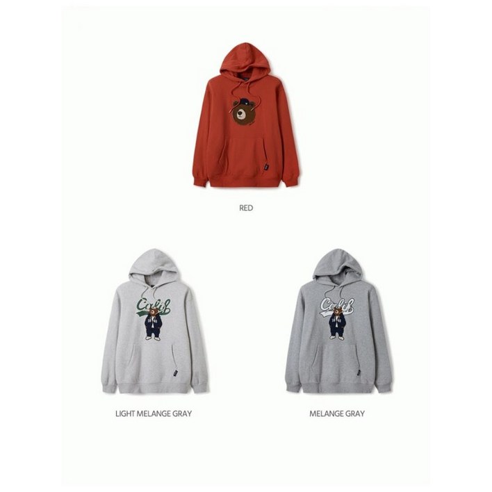 후아유 공용 스티브 부클 패치 후드티 Steve Boucle Patch Hoodie Brushed WHMHE4V21U