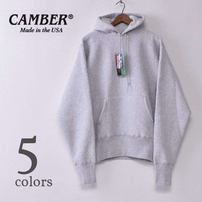캠버 크로스 니트 풀오버 후디 #232 12oz 5컬러 CAMBER 일본 정규품