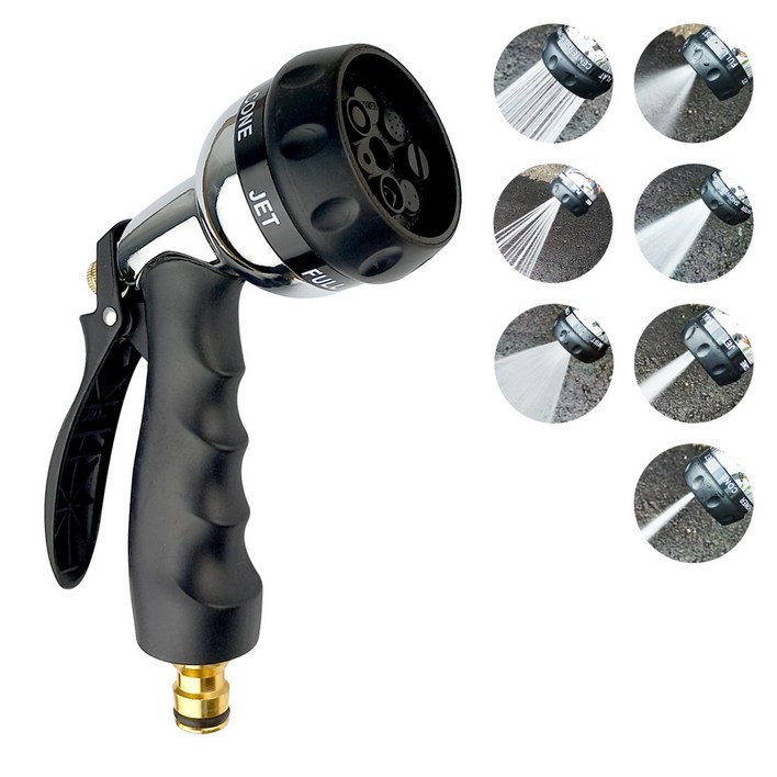 JSSD 파워멀티 고압분사기GP18, 욕실 화장실 베란다 청소건 정원 물분사기 스프레이건, 1개, 혼합색상