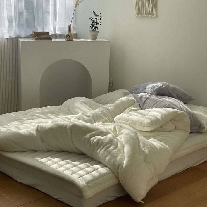 소프트 밍크 극세사 겨울 차렵이불  3color