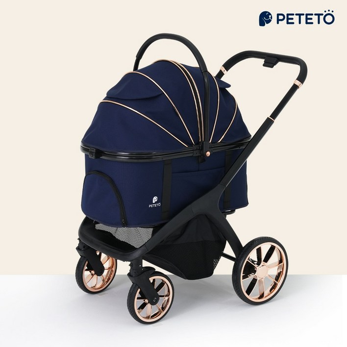코오롱보증 강아지 접이식 유모차 반려동물 펫 고양이 애견 개모차 PETETO 페테토 COSMO, 프리미엄