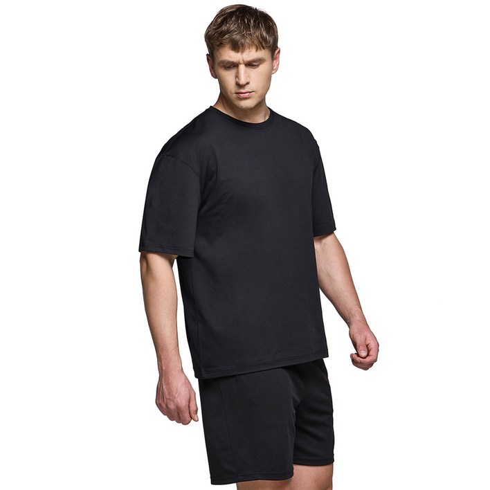 테슬라 남성 소로나 쿨링 오버핏 반팔 티셔츠 TMMTS15