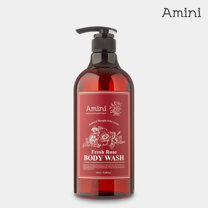 아미니 플라워 테라피 바디워시 프레쉬 로즈 500ml, 2개, 500ml