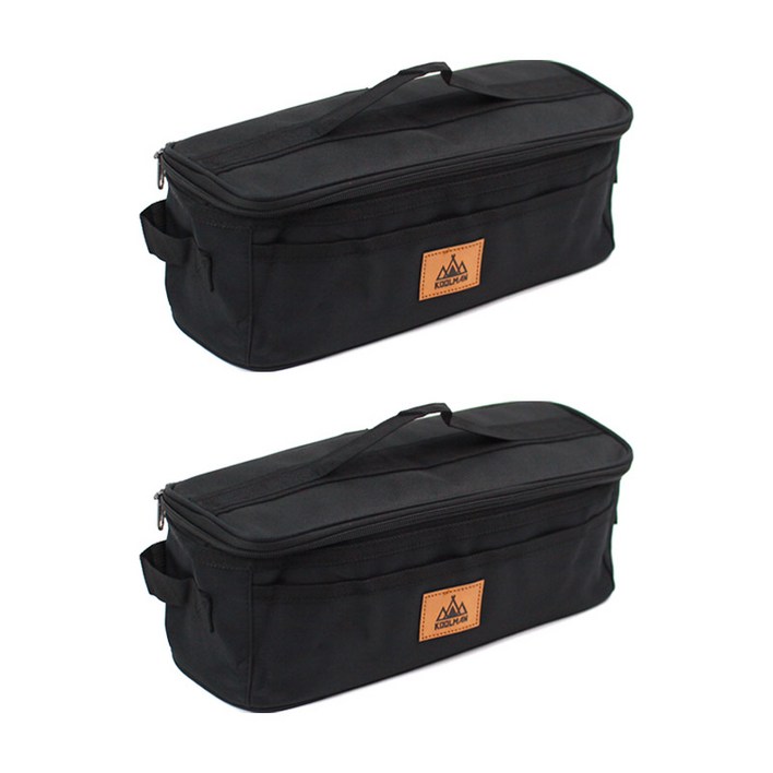 KOOLMAN 다용도 키친툴 수납가방, 블랙, 1단, 2개