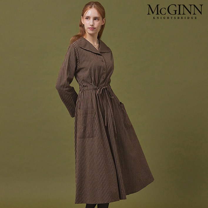 스트라이프 스트링 원피스MI5F1OP3051