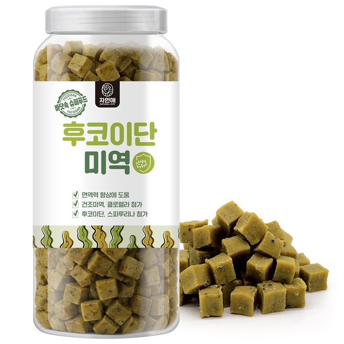 자연애보틀 후코이단 강아지 건강 간식