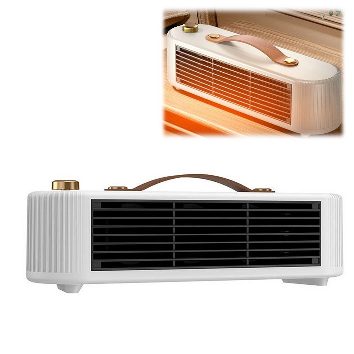 테이블 히터 속열 온풍기 800W 소형 발난로 PTC 발열