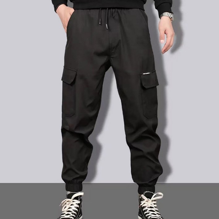 [댄디몰] 남자 조거팬츠 기모 카고바지 스판겨울바지