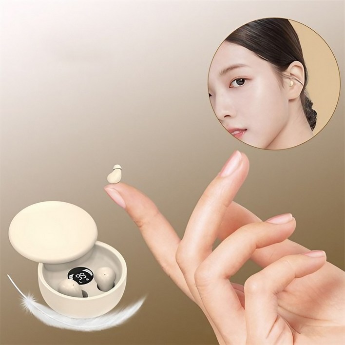 프리라이프 미니 수면 이어폰 블루투스 5.4 초소형 무선 이어폰