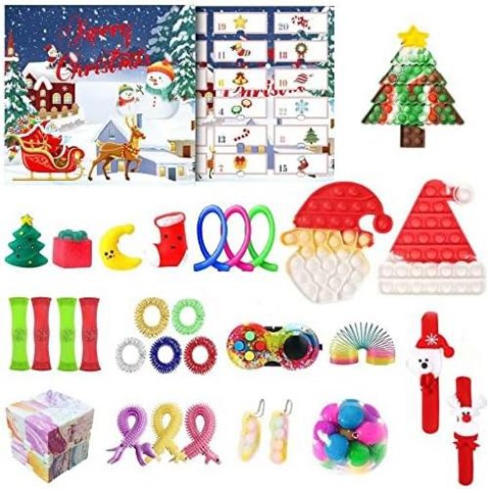 아벤트 캘린더 24일 귀여운 만화 작품 스트레스 해소 인형 아이디어 선물 2023 2024