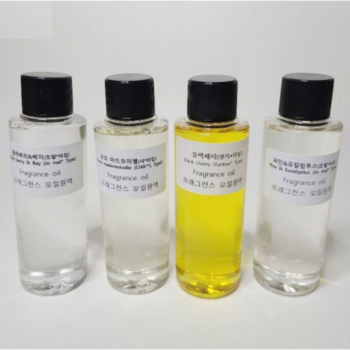 프래그런스 오일 원액 25종류 100ml (국산)