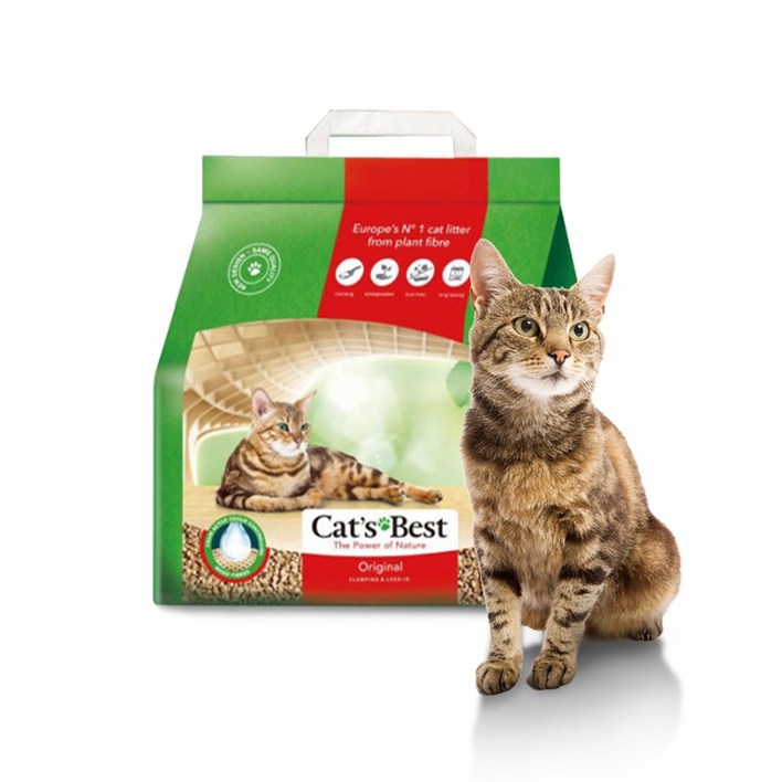 캣츠베스트 오코플러스 고양이 모래, 4.3kg, 1개, 무향