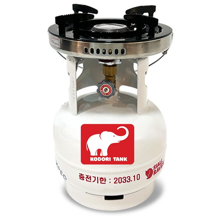 화력조절 해바라기버너 코돌이탱크 LPG 3kg 고화력 버너세트(스티커무료증정), 1세트, 1번_3kg+1004버너