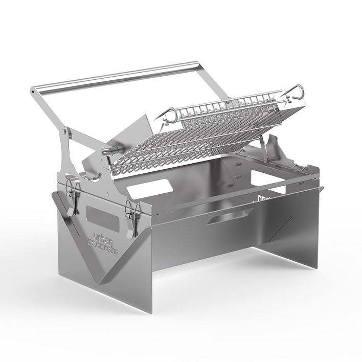 어반콘크리트 캠핑 원터치 그릴 바비큐, 회전 그릴 2종 세트, 1개