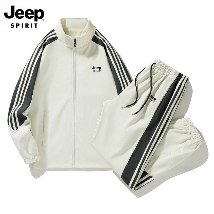 JEEP spirit 트레이닝복 수트 2024 New운동복 상하세트바람막이남성츄리닝여성츄리닝