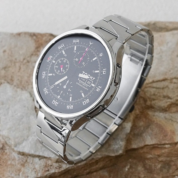 스트랩맨 갤럭시워치6 5 4 슬래시 풀세트 메탈 스트랩+케이스+강화유리 40mm 44mm 클래식 47mm 프로 정품 호환, 1개