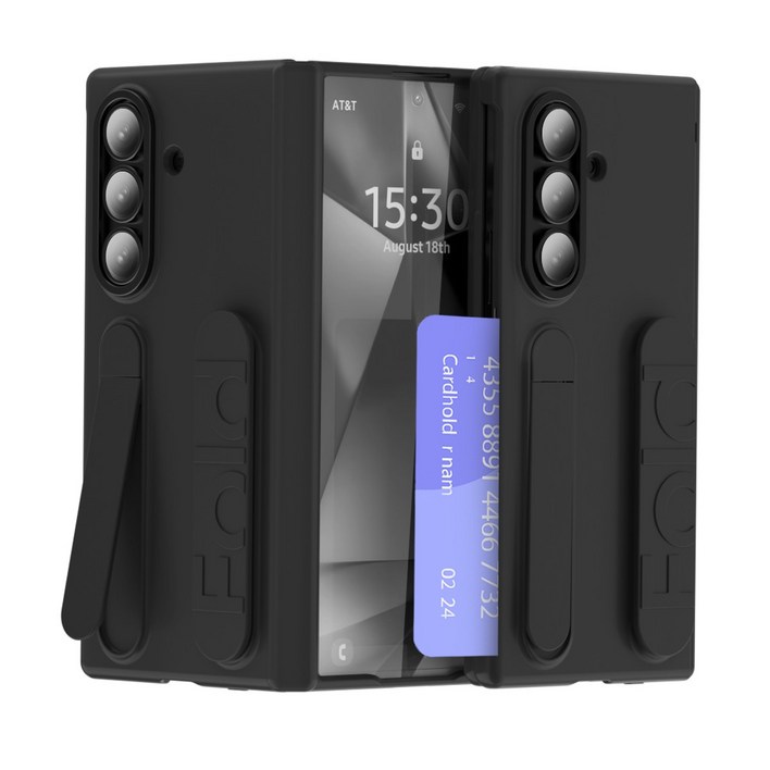 HEZO헤조 갤럭시 Z 폴드 카드수납 힌지보호 거치대 멀티 케이스