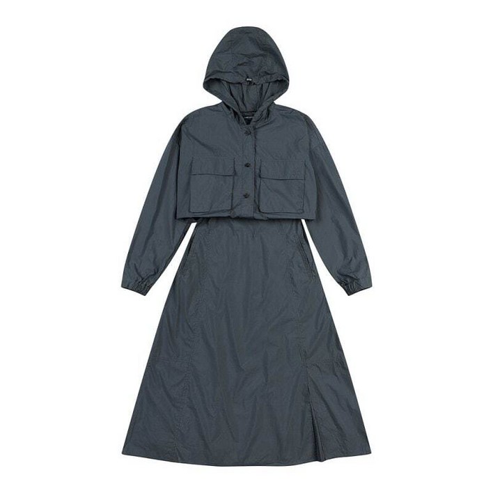 백화점정품   코데즈컴바인 레이어드 점퍼후드 원피스 CJAOP503W2 여성원