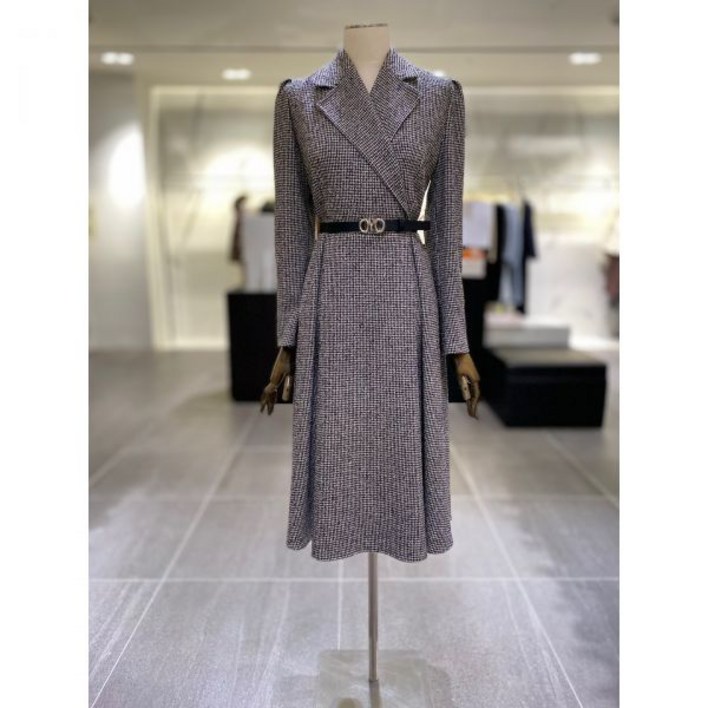 모조에스핀 테일러드카라넥 A라인 원피스 S244MSE017MX