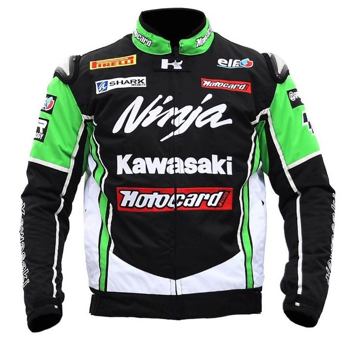 가와사키 닌자 바이커 자켓 오토바이 자켓 방풍 점퍼