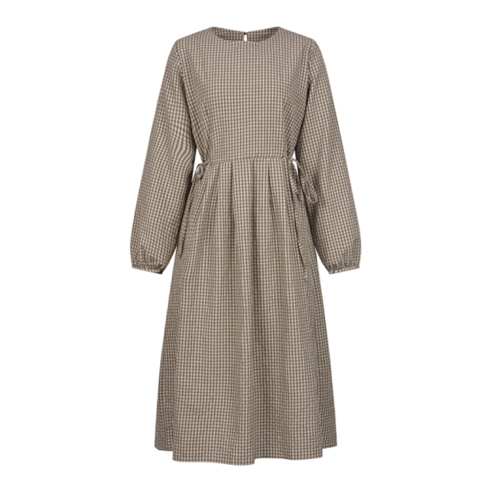 코인코즈 코인코즈 체크 벌룬 원피스DW4AO307