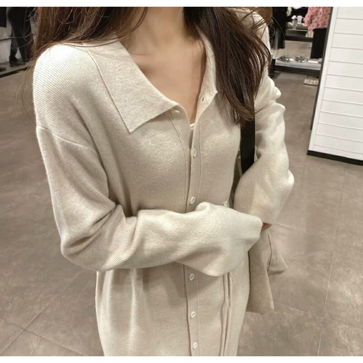 여니몰 품질 좋고 가성비 뛰어난  여리여리 여리핏 카라 니트원피스  지금 나에게 필요한 MUST HAVE 아이템