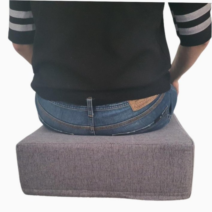 띵덕 높은 키높이 좌식 딱딱한 의자 방석 10cm 15cm