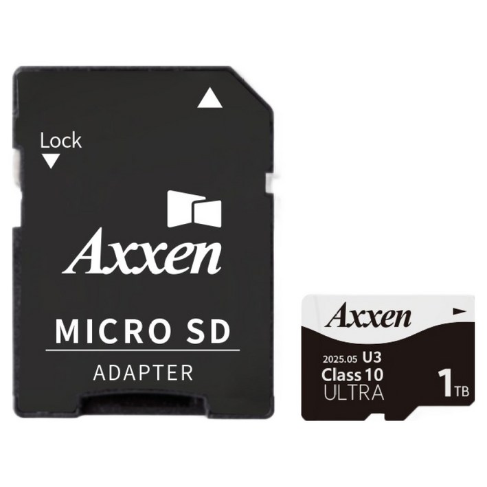 액센 초고속 U3 ULTRA 홈캠 블랙박스 메모리 Micro SD카드 어댑터 세트 MSD53, 1세트, 1TB 액센 초고속 U3 ULTRA 홈캠 블랙박스 메모리 Micro SD카드 어댑터 세트 MSD53, 1세트, 1TB