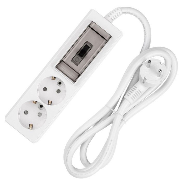 스윗홈 국내생산 고용량 배선차단용 멀티탭 2구