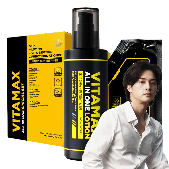 미프 비타맥스 남성용 올인원 로션 본품 200ml 리필 150ml