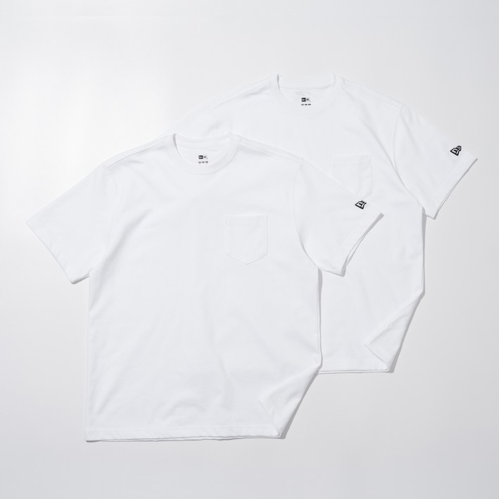 뉴에라 남녀공용 AP 에센셜 포켓 반팔 티셔츠 2p RS43