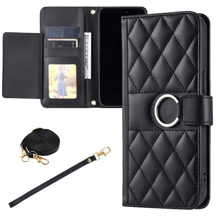 오엔이 써클 2종스트랩 다이어리 휴대폰 케이스