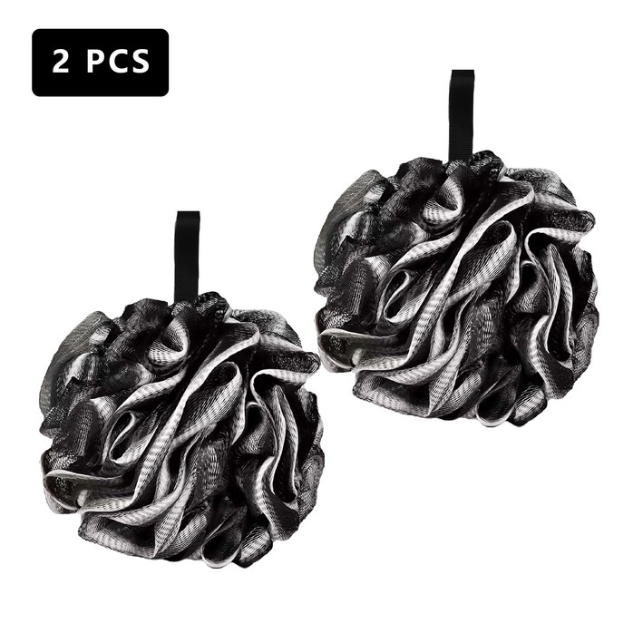 SEVOREN 빅 샤워볼 거품 풍성 촘촘하고 부드러운 걸이형 저자극 대왕샤워볼 2P 세트