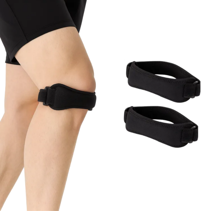 그린웨일 러닝 헬스 등산 마라톤 무릎보호대 크로스핏 러닝 축구 무릎 아대(1+1)