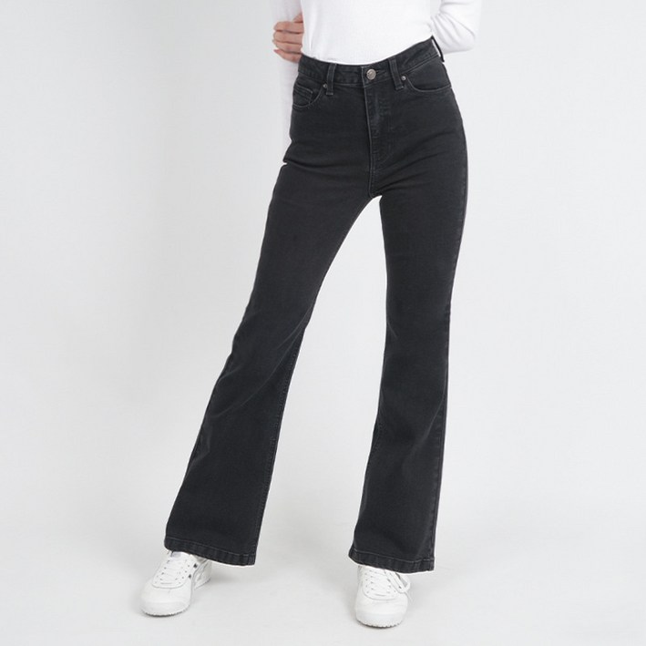 백화점 정품 게스 GUESS 여성 청바지 플레어 붓컷 그레이 YN3D9177