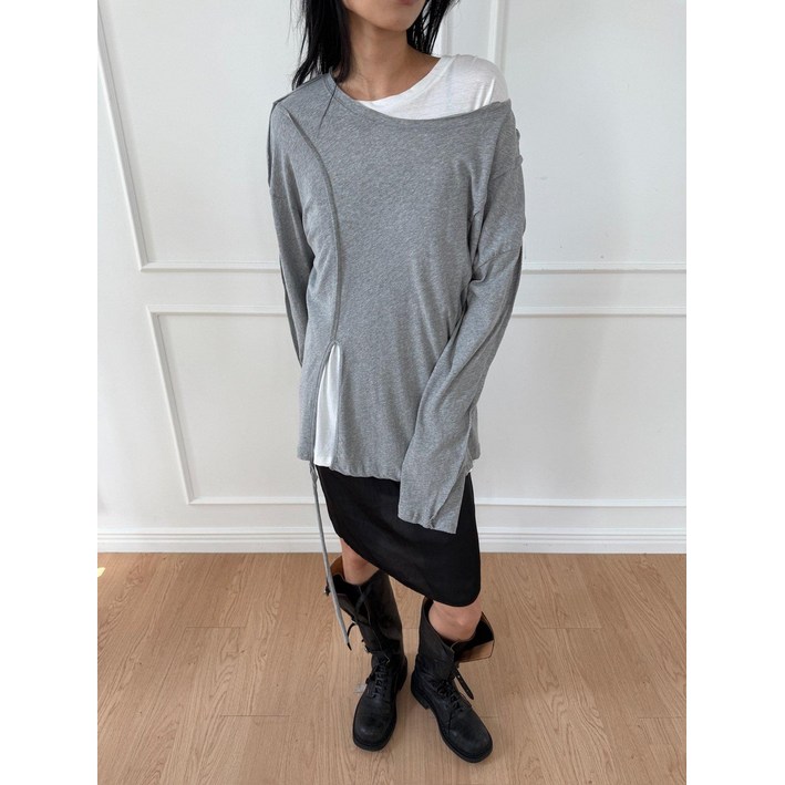 런던플랏 로프 꼬임 티셔츠 4color 25FW