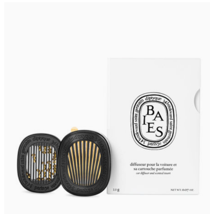 (백화점정품)딥디크 차량용방향제세트 베이 [케이스&리필용캡슐] 통풍구 부착형