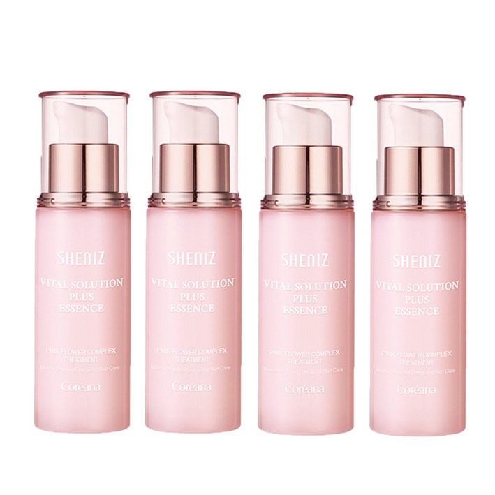 [탄력 주름 기능성 에센스] 코리아나 쉬니즈 바이탈 솔루션 에센스 55ml 4개, 4개, 55ml