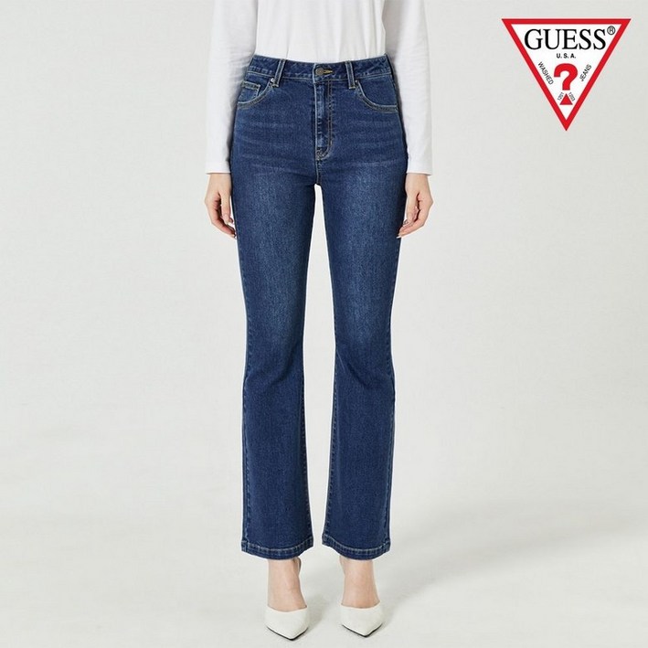 [백화점 정품] 게스 진 여성 플레어 붓컷 YO1D9057