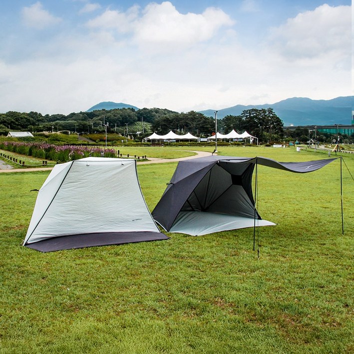 버팔로 원터치 그늘막 햇빛차단 한강텐트 크록 쉐이드
