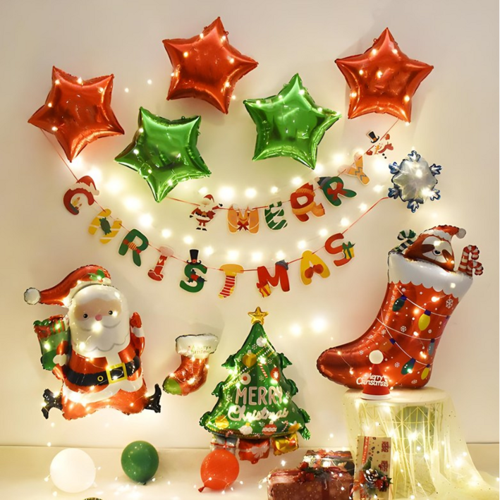 크리스마스 풍선세트  파티 장식용품 풍선QIQ4