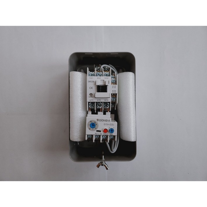 동아전기공업 DMW22b 1a1b 220v 1218A 상입형 전자개폐기 콤프렛샤