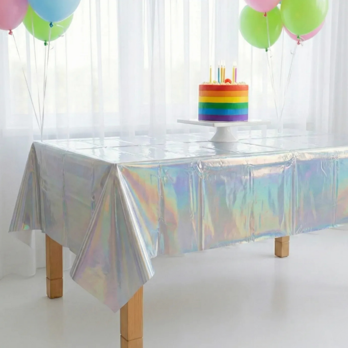 디어이브 생일파티 식탁보 반짝이는 홈파티 테이블보