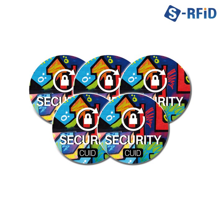 아파트 공동현관 도어락 복사 등록 MCT 출입문 CUID 스티커 태그 5개 세트