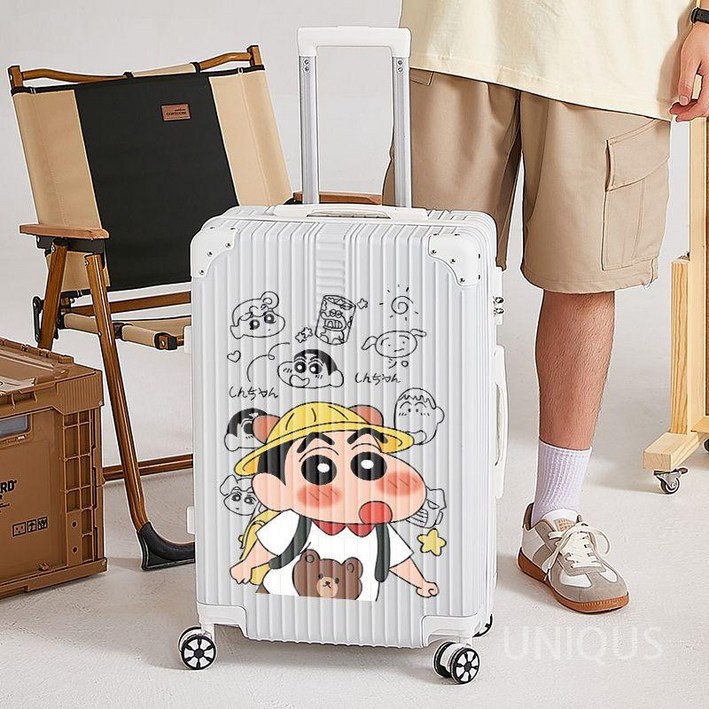 못말리는짱구 사각 캐리어 다기능 대용량 여행 가방